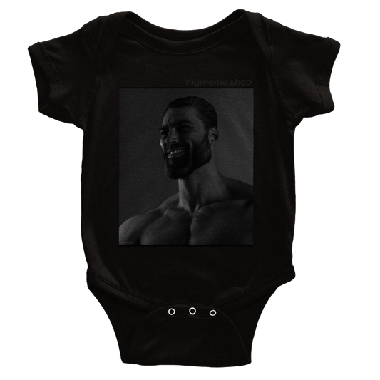 Classic GIGACHAD Baby Short Sleeve Onesies