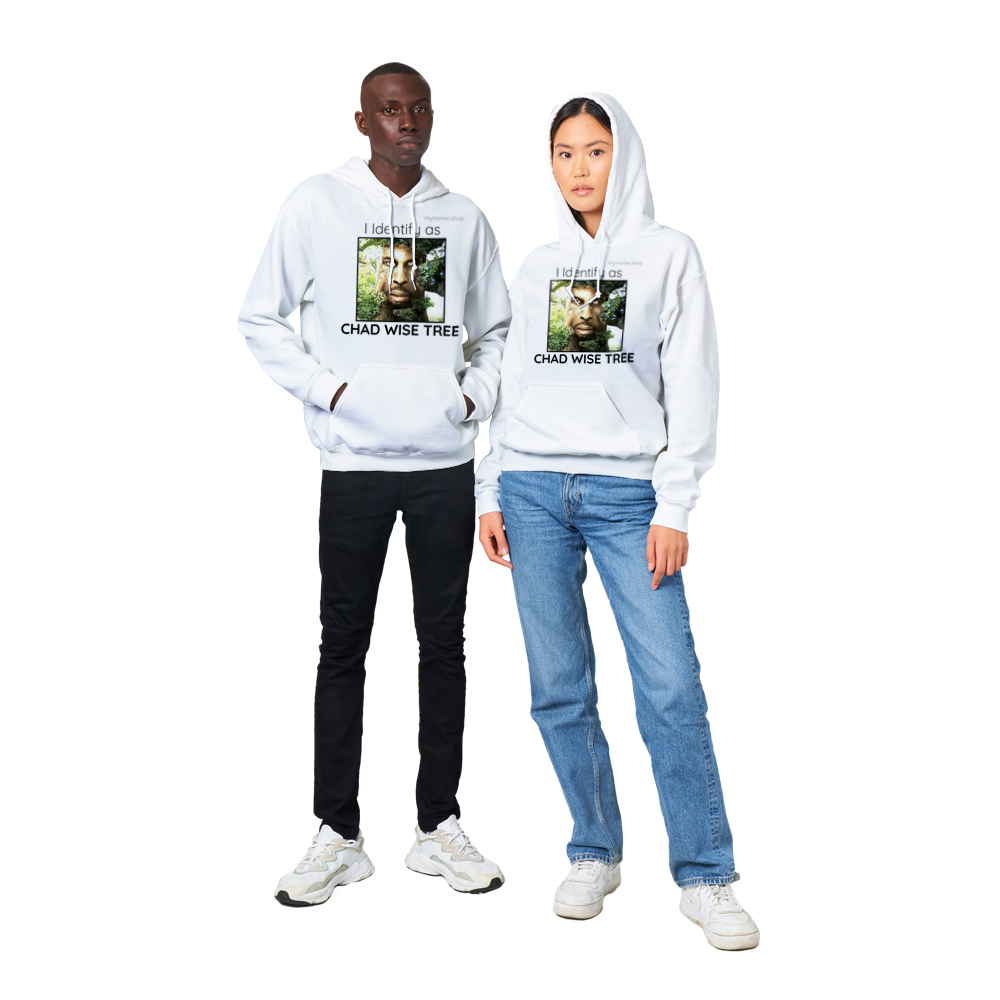 "I identify as Chad Wise Tree" Pullover Hoodie